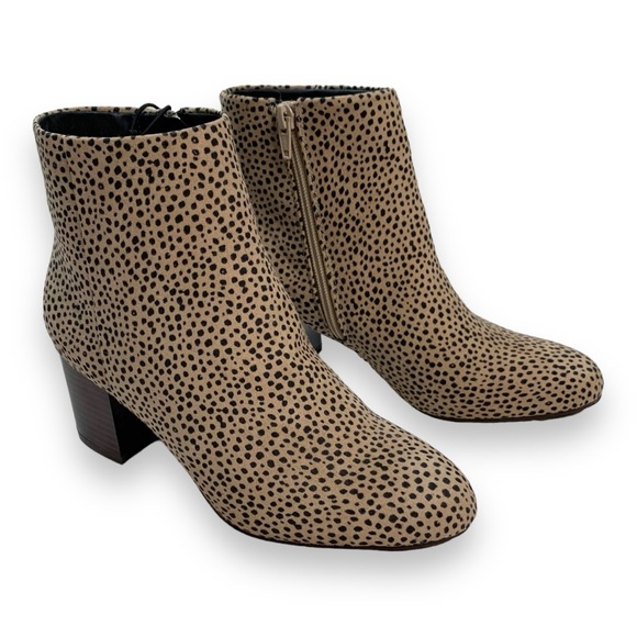 Loft Cheetah Print Ankle Boots - Picture 4 of 8